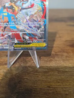 Mega Lucario EX Full Art Holo 340 HP 179/132 Me01 Mega Evolution Pokemon TCG - Image 2