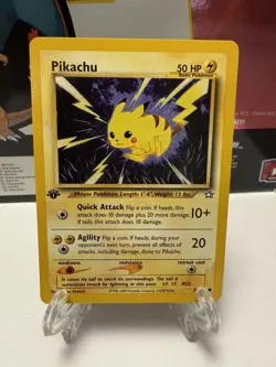 Pokemon Neo Genesis 1st Edition Pikachu 70/111 Non Holo NM - Image 1