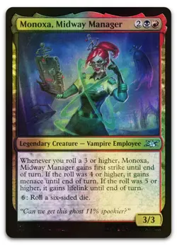 Monoxa, Midway Manager (Galaxy Foil) #459 (NM) Unfinity UNF Magic MTG - Image 1