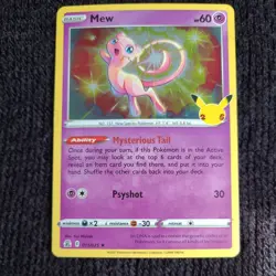 Pokemon Mew 011/025 - Celebrations 25th Anniversary - Holo NM - Image 1