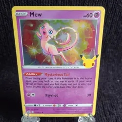 Pokemon Mew 011/025 - Celebrations 25th Anniversary - Holo NM - Image 3