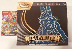 Pokemon Mega Evolutions ETB (Lucario) and Booster Bundle FACTORY SEALED - Image 1
