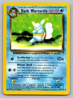 Pokemon TCG Legendary Collection Dark Wartortle 039/110 - Image 1