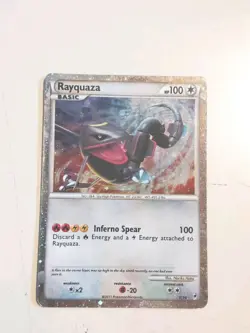 2011 Pokemon Call of Legends Rayquaza Shiny SL10 Holo Rare HP - Image 1