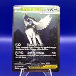 Pokemon TCG Mega Absol Ex 180/132 SIR Mega Evolution Near Mint Holo - Image 1