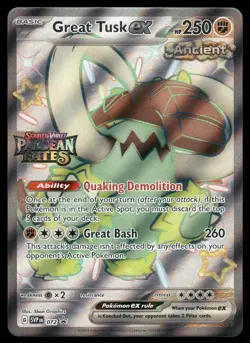Great Tusk ex 072 Holofoil Promo Pokemon NM - Image 1