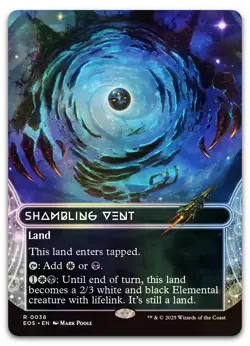 Shambling Vent (0038) (Borderless) #38 (Foil) NM Edge of Eternities Magic MTG - Image 1