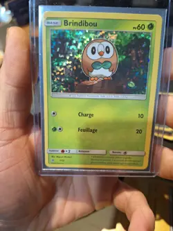 Rowlet – 1/12 FRENCH McDonald’s 2017 – Holo Promo – French NM Pokemon TCG - Image 1