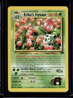 2000 Pokemon Gym Challenge Erika's Ivysaur #41/132 - Image 1