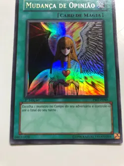 Yugioh Change of Heart MRD-060 PMT-P060 Ultra Rare 1st Edition PORTUGUESE NM/MT - Image 4