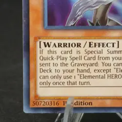 Elemental HERO Shadow Mist SDHS-EN001 Structure Deck: HERO Strike Unlimited NM - Image 5