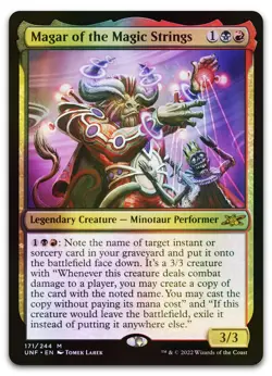 Magar of the Magic Strings #171 (Foil) (NM) Unfinity UNF Magic MTG - Image 1