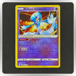 POKEMON RADIANT GARDEVOIR 069/196 RADIANT RARE LOST ORIGIN NEAR MINT - Image 1