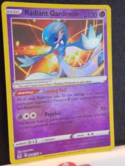 Radiant Gardevoir 069/196 Swsh11: Lost Origin Holo Rare Pokemon TCG NM - Image 2