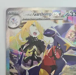 Cynthia's Garchomp ex 232/182 Sv10: Destined Rivals Holo Pokemon Card SIR - Image 2