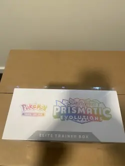 Pokemon TCG Prismatic Evolutions Elite Trainer Box ETB Factory Sealed ✅IN HAND✅ - Image 1