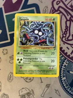 Tangela 96/130 Base Set 2 Pokemon Card - Image 3