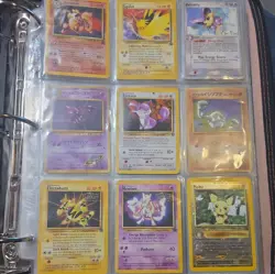 Pokemon Trading Card Game Binder English and Japanese cards first edition - Image 1