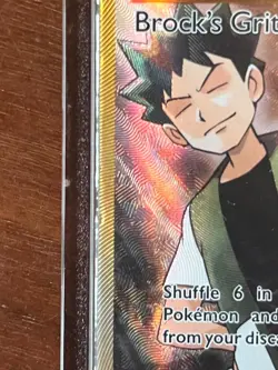 Brock's Grit (Full Art) 107/108 XY - Evolutions Ultra Rare Pokemon Card - Image 3