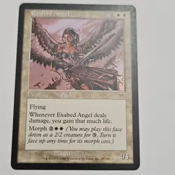 Magic: The Gathering Exalted Angel Onslaught Creature Card Regular Rare 2002 - Image 1