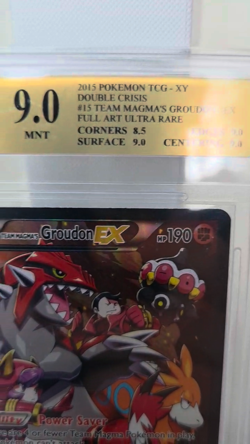 Team Magma's Groudon EX - MNT 9.0 - Double Crisis Full Alt Art #15 Pokemon Card - Image 2