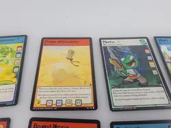 Neopets Trading Card Lot Of 8. Ghost Negg, Symol, Warf, Morris, Bomberry - Image 3