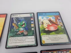 Neopets Trading Card Lot Of 8. Ghost Negg, Symol, Warf, Morris, Bomberry - Image 4