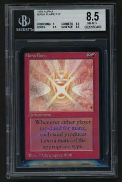 ***BGS 8.5 Alpha Mana Flare*** MTG Alpha Magic Kid Icarus - Image 1