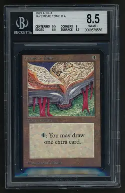 ***BGS 8.5 Alpha Jayemdae Tome*** MTG Alpha Magic Kid Icarus - Image 1