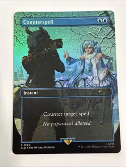 1x Counterspell, Foil, Hatsune Miku Secret Lair 1589, MTG NM - Image 1