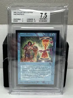 1993 TIMETWISTER Magic the Gathering Collector's Edition (CE) BGS 7.5 MTG Graded - Image 1