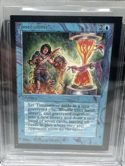 1993 TIMETWISTER Magic the Gathering Collector's Edition (CE) BGS 7.5 MTG Graded - Image 3