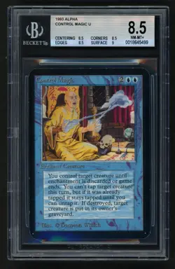 ***BGS 8.5 Quad+ Alpha Control Magic*** MTG Alpha Magic Kid Icarus - Image 1