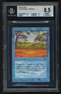 ***BGS 8.5 Quad++ Alpha Phantasmal Terrain*** MTG Alpha Magic Kid Icarus - Image 1