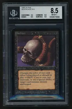 ***BGS 8.5 Quad++ Alpha Deathlace*** MTG Alpha Magic Kid Icarus - Image 1