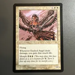 Mtg EXALTED ANGEL - Onslaught 2002 Vintage Magic - LP condition - Image 1
