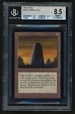 ***BGS 8.5 Quad++ Alpha Basalt Monolith*** MTG Alpha Magic Kid Icarus - Image 1