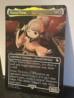 Tataru Taru (Borderless) (Chocobo Track Foil) Commander: Final Fantasy Foil 466 - Image 2