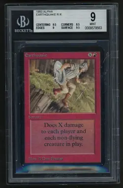 ***BGS 9 Alpha Earthquake*** MTG Alpha Magic Kid Icarus - Image 1