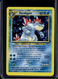 2000 Pokemon Neo Genesis Feraligatr Holo #4/111 - Image 1