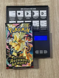 0.833oz Ascended Heroes Booster Pack HEAVY GOD PACK U Pokemon booster pack - Image 1