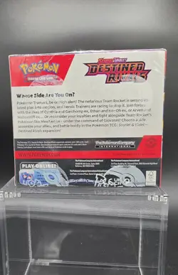 Pokemon Destined Rivals Booster Box Sealed with Acrylic Case - Image 3