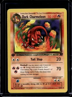 2000 Pokemon Team Rocket First Edition Dark Charmeleon #32/82 - Image 1