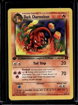 2000 Pokemon Team Rocket First Edition Dark Charmeleon #32/82 - Image 1