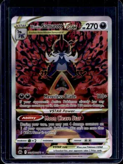 2023 Pokemon SWSH Crown Zenith Hisuian Samurott VST Galarian Gallery #GG52/GG70 - Image 1