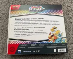 Pokemon TCG Scarlet & Violet Prismatic Evolutions Poster Collection Box, READ!!! - Image 2