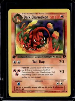 2000 Pokemon Team Rocket First Edition Dark Charmeleon #32/82 - Image 1