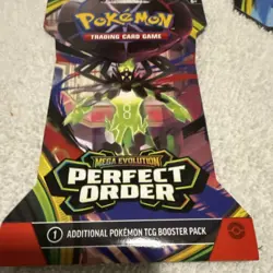Pokemon TCG Mega Evolution Perfect Order Zygarde Booster Pack - Image 1