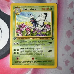 Butterfree Uncommon Jungle 33/64 1st Edition NM Pokemon TCG 🔥 - Image 1