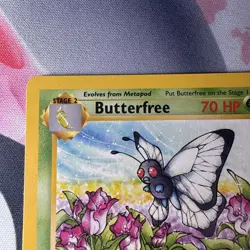 Butterfree Uncommon Jungle 33/64 1st Edition NM Pokemon TCG 🔥 - Image 3